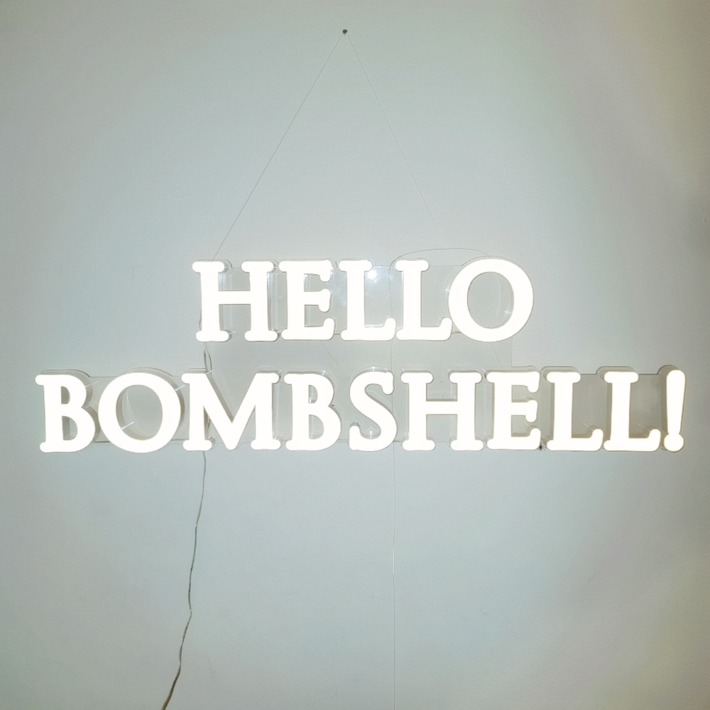 Hello Bombshell LED Sign - Picture 5 of 5